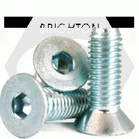 #0-80x1/4" (FT) UNF FLAT SOCKET CAPS FINE ALLOY ZINC-BAKE CR+3