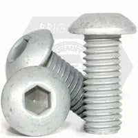 #10-32x5/8" (FT) BUTTON SOCKET CAPS FINE ALLOY MECHANICAL ZINC