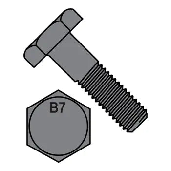 5/8" X 2" Heavy Hex Structural Bolt, A325 Type 1, HDG (Inch)