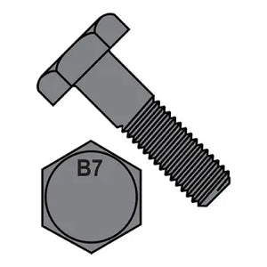 1 1/2" X 1 3/4" Heavy Hex Structural Bolt, A325 Type 1, HDG (Inch)