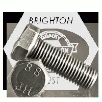 M12 X 50 MM Metric 8.8 Hex Head Screw, DIN 933/Din 961, Plain