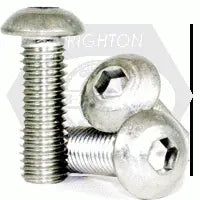 #0-80x1/2" NON-STANDARD BUTTON SOCKET CAPS FINE STAIN A2 (18-8)