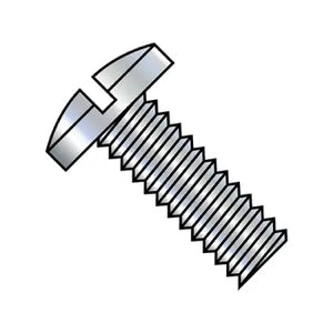 #6 X 1/4" Machine Screw, Binder Undercut Slotted, Zinc CR+3 (Inch)