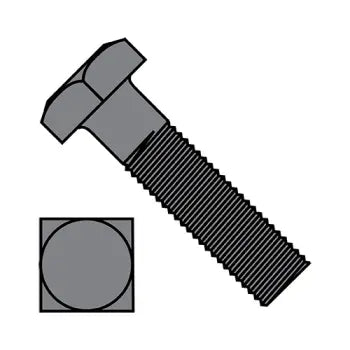 1/4"-20x2 1/2" (PT) SQUARE. HEAD. BOLT HDG