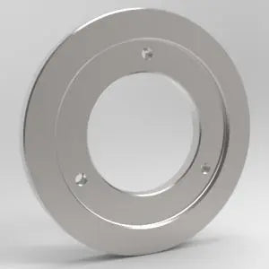 2.377"  Flange Adapter Ring, Aluminum, for 1-1/4" bore; 4-1/2" OD