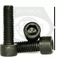 M3 X 4 MM Metric 12.9 Socket Head Cap Screws, DIN 912 / ISO 4762, Thermal Black Oxide