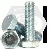 M8 X 45 MM Metric 10.9 Hex Head Bolt / Screw, DIN 931 / 933, Zinc CR+3