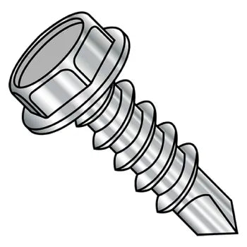 #8x1 1/2" INDENT HWH UNSLOT ALUMINUM SELF-TAPPING SCREW