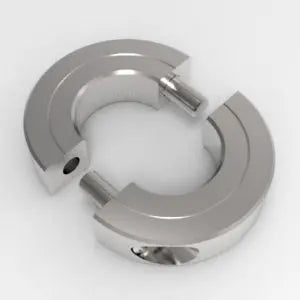 2-15/16" Balanced Shaft Collar Two-Piece Split Clamp-Type, Stainless Steel