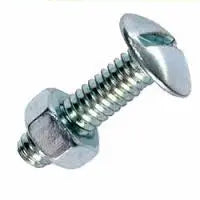 3/16" X 4" Stove Bolts, Zinc CR+3 (Inch)