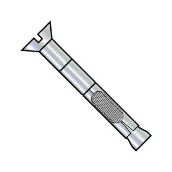 1/4" X 2" Sleeve Anchor, Flat Head Phillips/Slotted Combo, Zinc CR+3 (Inch)