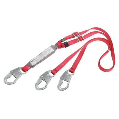 Protecta PRO™ Pack Adjustable 100% Tie-Off Shock Absorbing Lanyards