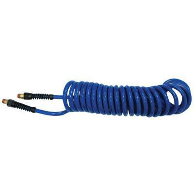 Coilhose Pneumatics Flexcoil® Polyurethane Air Hoses, Inner Diam:1/4 in, Color:Dark Blue