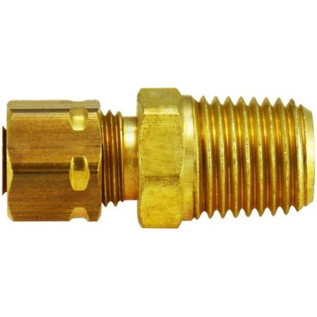 1/8 Outside Diameter X 1/8 Male Iron Pipe Captive Sleeve Adapter with 26001 Sleeve Nut