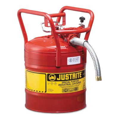 Justrite Type II AccuFlow™ DOT Safety Cans