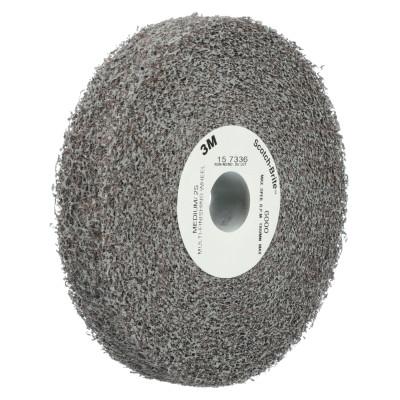 3M™ Abrasive Scotch-Brite™ Multi-Finishing Wheels, Color:Gray, Mounting:Arbor Hole