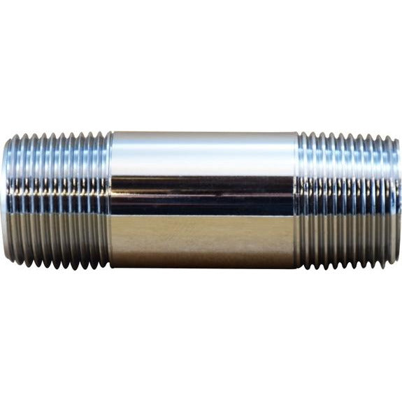 1/2 x 4 Chrome Plated Nipple