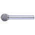 Pferd Carbide Bur Bits, Cut Type:Double Cut (3R), Cutting Diam [Nom]:1/2 in, Cutting Length [Nom]:7/16 in