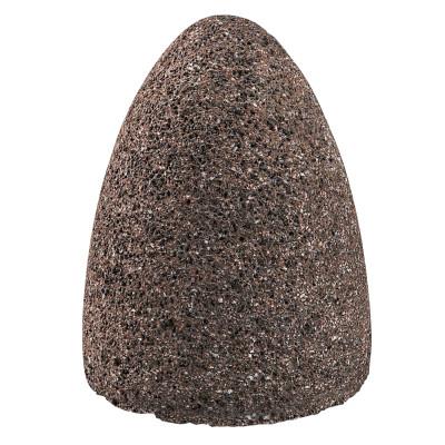 Carborundum Carbo™ Aluminum Oxide Portable Snagging Cones and Plugs, Arbor Thread - TPI or Pitch:3/8 - 24, Style:Snagging Cone