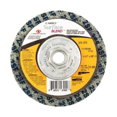 Carborundum Surface Blend™ Non-Woven Depressed Center Wheels