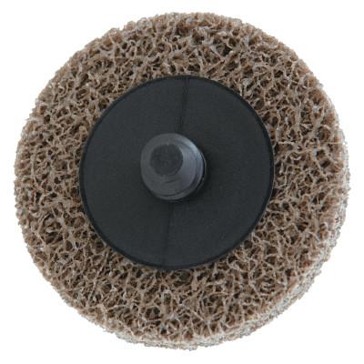 Merit Abrasives Deburring & Finishing Button Mount Wheels Type lll, Arbor Diam [Nom]:1/4 in, Roughness Grade:Medium