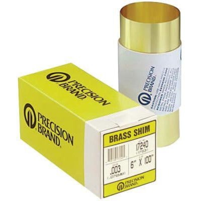 Precision Brand Brass Shim Stock Rolls