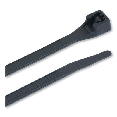 Gardner Bender Standard Cable Ties, Color:Black