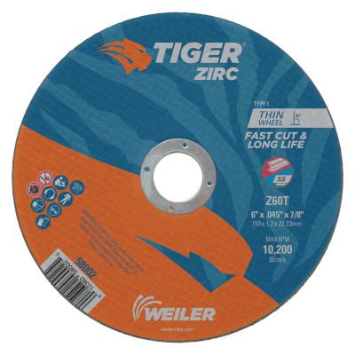 Weiler® Tiger® Zirc Thin Cutting Wheels