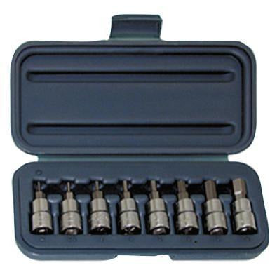 Wright Tool 8 Piece Hex Bit Metric Socket Sets