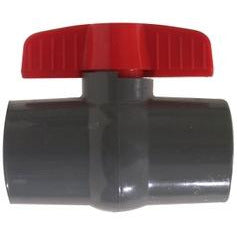 1-1/4 Socket Schedule 80 Polyvinyl Chloride Ball Valve