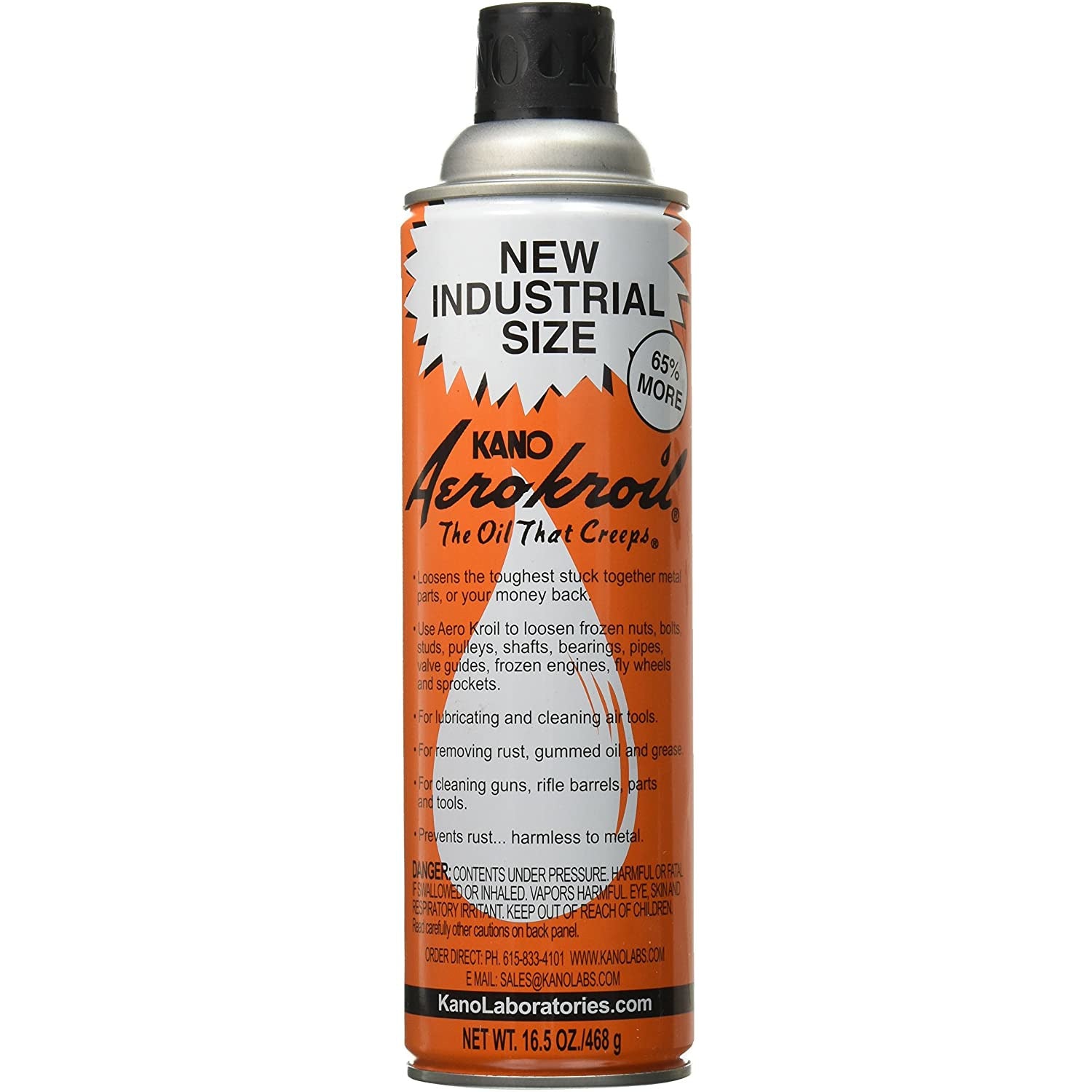 Kano Aerokroil Penetrating Oil, Industrial Size, 16.5 oz.